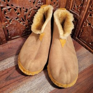 L.L.Bean Wicked Good Suede Leather Slipper, Men's Size 12 EEE